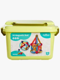 Fippla Byggesæt & Lego*Store Magnetiske Byggeklodser 74 Dele