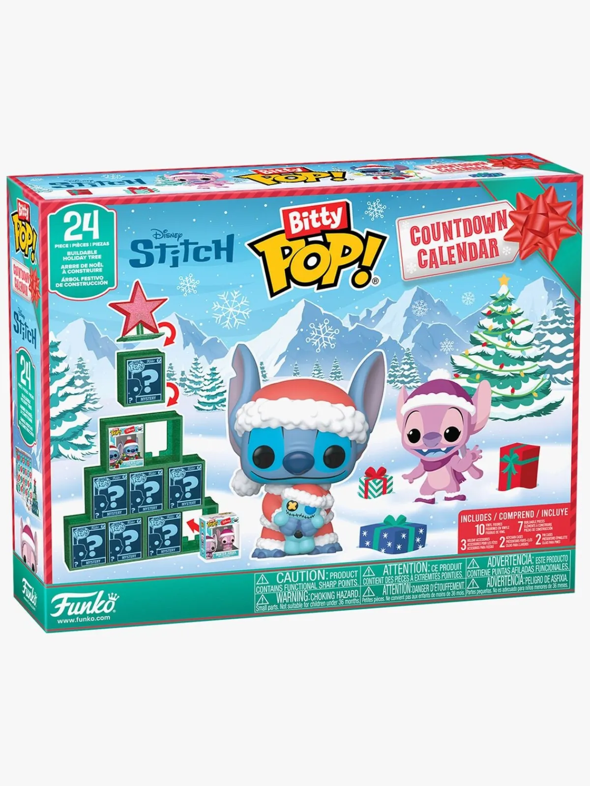 DisneyLiloAndStitch Funko Bitty Julekalender 2025 Disney Stich Holiday