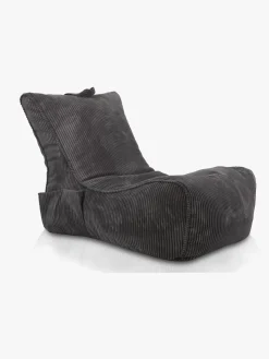 Furini Børnemøbler*Flavio Sækkestol Velour, Mørkegrå