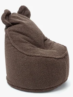 Børn Furini Børnemøbler>Yogi Sækkestol Bouclé, Mørkebrun