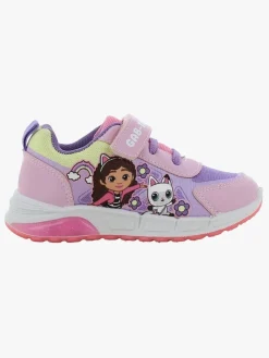 Børn GabbysDollhouse Gabby's Dollhouse Blinkende Sneakers, Lilac/Fuchsia