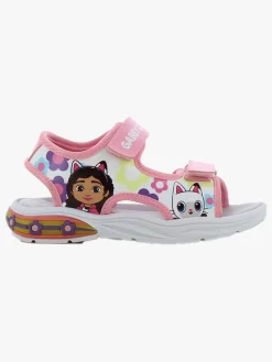 Børn GabbysDollhouse Gabby's Dollhouse Blinkende Sandaler, Fuchsia/White