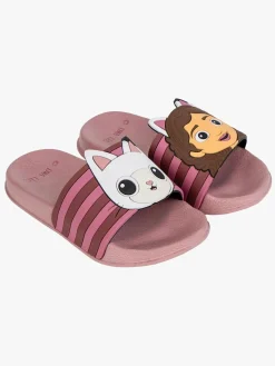 Børn GabbysDollhouse Gabby's Dollhouse Pool Sliders Hjemmesko, Pink