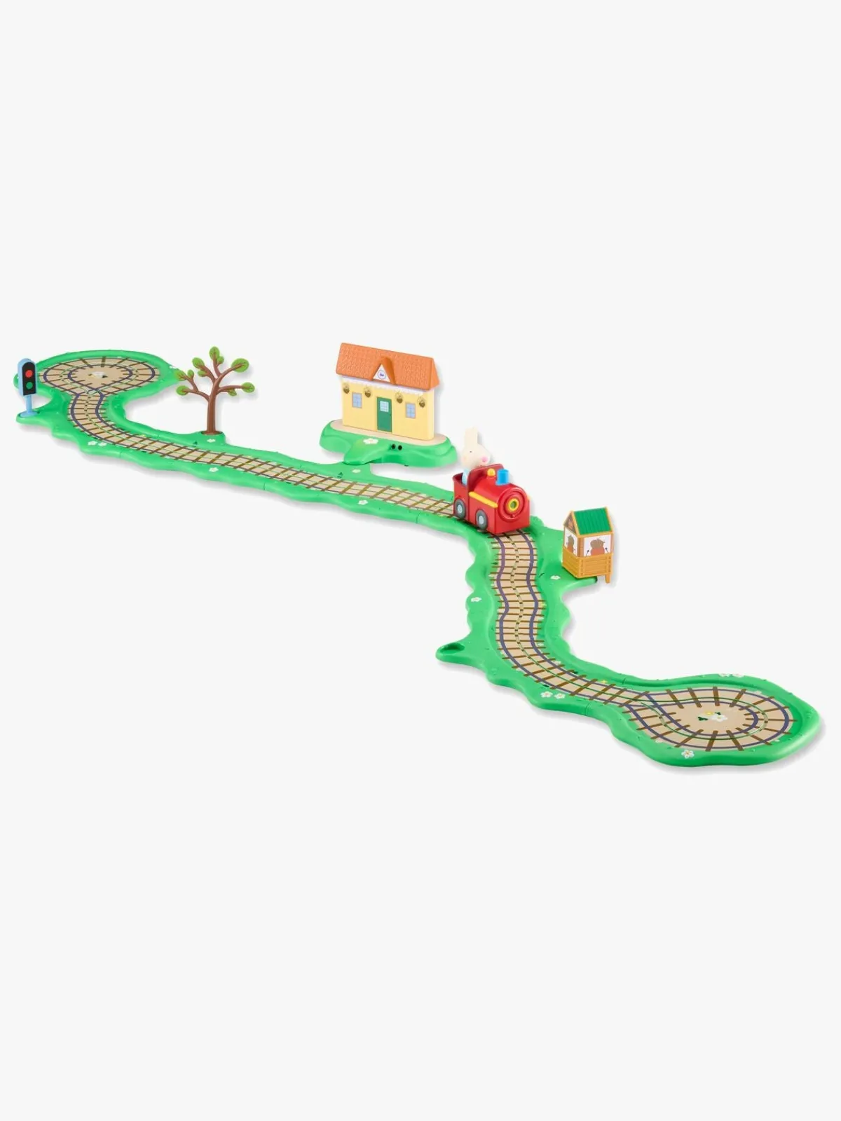 PeppaPig Legetøjsbiler & -Fartøjer*Gurli Gris Whizz Around Togbane Clickety Clack