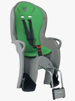 Hamax Kiss Cykelstol, Medium Grey/Green