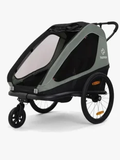 Hamax Traveller Cykelanhænger, Khaki Green/Black