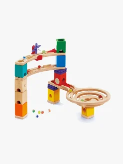 Hape Trælegetøj|Byggesæt & Lego>Quadrilla Race to the Finish Kuglebane