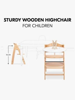 Hauck Højstole & Tilbehør*Arketa Højstol, Beech