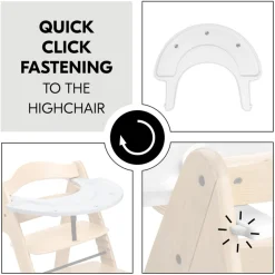 Hauck Arketa Legebakke til Højstol, White