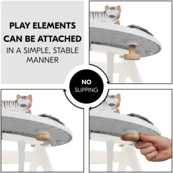 Hauck Arketa Legebakke til Højstol, White