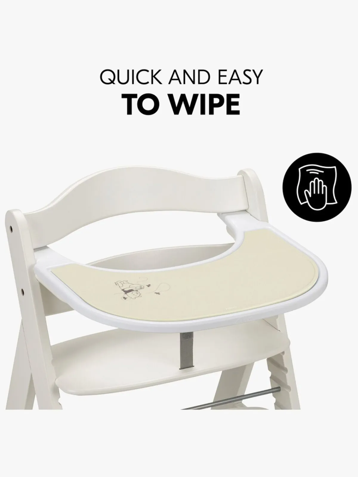 Hauck Dækkeserviet til Højstolsbakke, Pooh Dusty