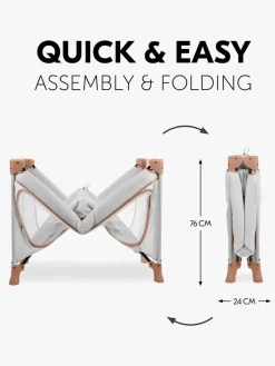 Børn Hauck Børnesenge & Tilbehør>Dream N Play Plus Weekendseng, Dusty Cork