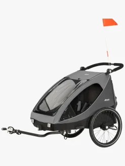Hauck Aktivitetsvogne>Dryk Duo Cykelanhænger, Grey