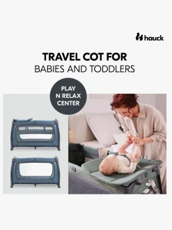 Børn Hauck Play N Relax Center Weekendseng, Dark Blue