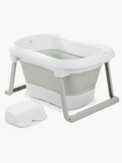 Hauck Wash N Fold Badekar L, White/Sage