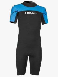 HEAD Våddragt Sea Ranger Shorty Junior, Sort/Lyseblå