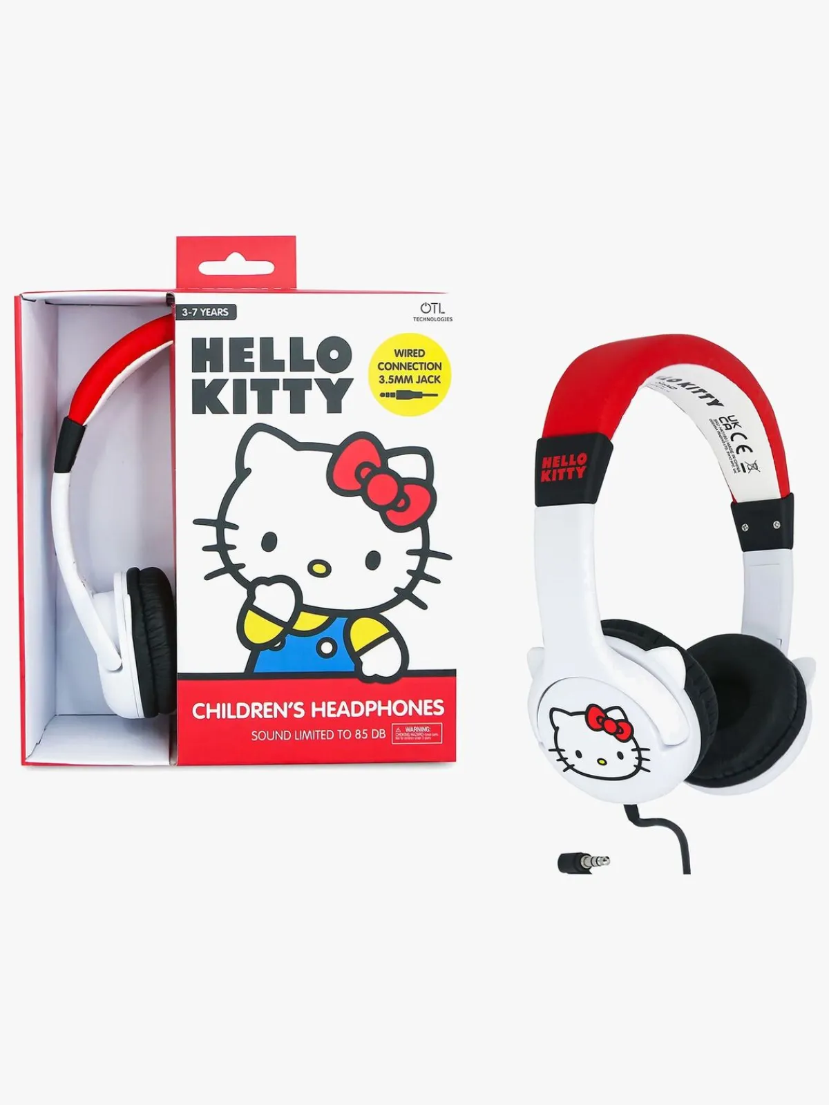 OTLTechnologies Hello Kitty Høretelefoner med Ører 85dB