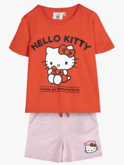 Børn HelloKitty Hello Kitty Pyjamas, Rød/Lyserød