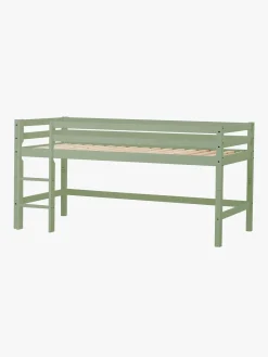 Hoppekids Børnesenge & Tilbehør*ECO Dream Halvhøj Seng 90x200, Pale Green