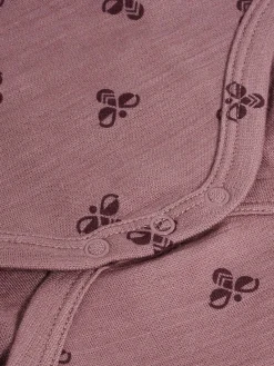 Børn Hummel Bodyer & Heldragter></noscript>Bambo Body Uldblanding, Twilight Mauve