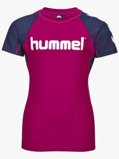 Børn Hummel Uv & Strand>Loyster Badetrøje, Lyserød