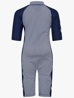 Børn Hummel Uv & Strand>Morgat UV-Dragt, Navy Blazer/Bright White