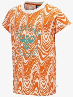 Børn Hummel Overdele>Olivia T-shirt, Carrot