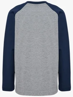 Børn Hummel Raglan Loose T-shirt, Dress Blues
