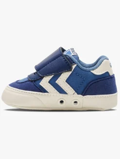 Hummel Sneakers*Stadil Low Crib Infant Sneakers, Blue Horizon
