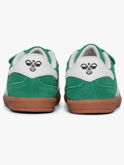 Børn Hummel Victory Suede II Infant Sneakers, Pepper Green