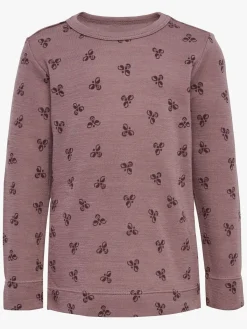 Børn Hummel Uldtøj|Overdele>Vilmo Trøje, Twilight Mauve