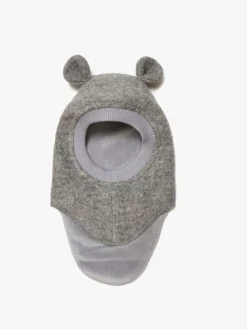 Børn Huttelihut Elefanthue i Uld, Medium Grey Melange