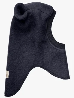 Børn Huttelihut Elefanthue i Uld, Dark Navy