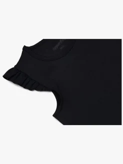 Hyperfied Sportstøj*Frill Tank Top, Anthracite Sort