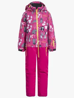 Børn Icepeak Flyverdragter|Overtøj>Jizan Flyverdragt, Hindbærrød