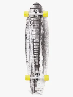 Impulse Longboard, Grå/Gul