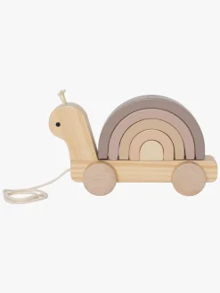 Børn JaBaDaBaDo Trælegetøj|Legetøj Til Børn På 0-10 År>Træklegetøj Snegl med Regnbue