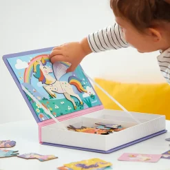 Janod Bøger*Magneti'Book Enhjørning Magnetsæt 44 Stk. Flerfarvet