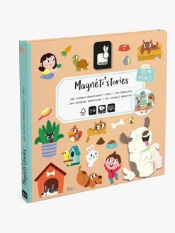 Janod Byggesæt & Lego>Magneti'Stories Magnetsæt Kæledyr 30 Stk.