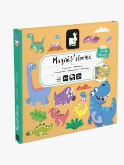 Janod Byggesæt & Lego>Magneti'Stories Magnetsæt Dinosaurer 30 Stk.