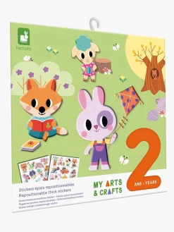 Janod Kreativt Legetøj>My Arts & Crafts Genanvendelige Tykke Klistermærker 22 Stk.