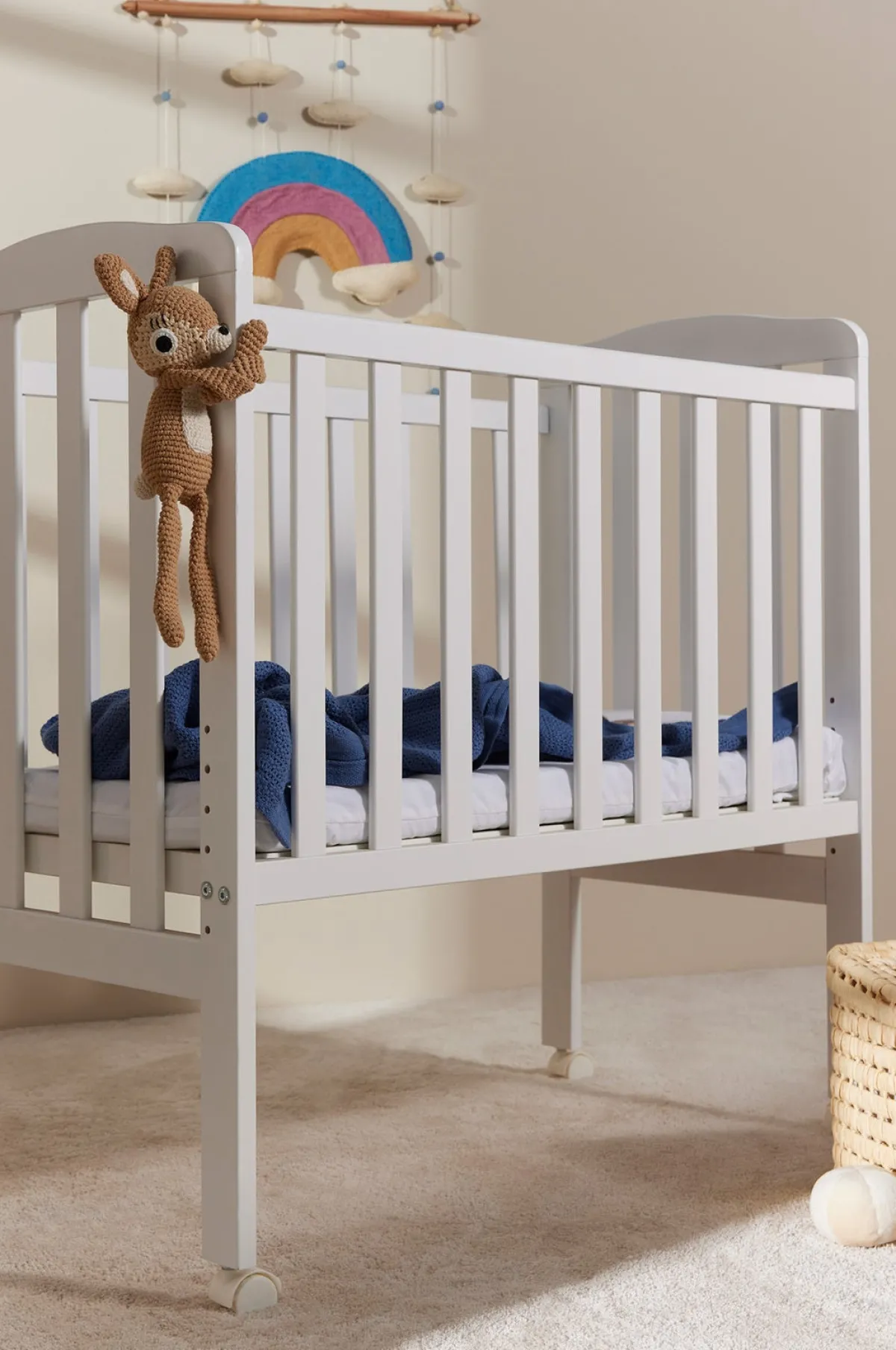 JLY Pakkeløsninger|Madrasser*ALICE Tremmeseng med BabyDan Madras Comfort 40x84, Hvid