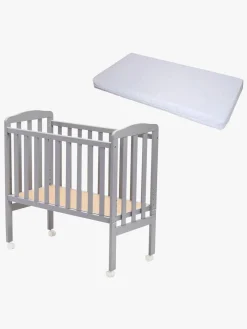 JLY Pakkeløsninger*ALICE Tremmeseng med BabyDan Madras Comfort 40x84, Grå