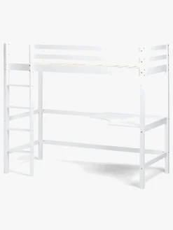 JLY Børnesenge & Tilbehør*SOFIA Højseng m. Skrivebord 90x190, Hvid