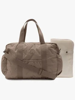 Jollein Pusletasker>Embossed Lily Pusletaske, Milky Coffee