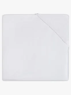 Jollein Sengetøj*Formsyet Lagen Bomuld 70 x 140 cm, Hvid
