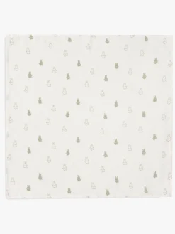 Jollein Stofbleer, Nusseklude & Babytæpper*Happy Miffy Tæppe/ Stofble i Musselin 3-pak, Olive Green Grøn/Beige