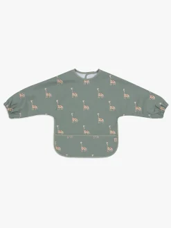 Jollein Spisetid* Langærmet Hagesmæk, Jungle Jambo Grøn