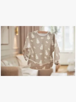 Jollein Spisetid></noscript>Miffy&Snuffy  Langærmet Hagesmæk, Olive Green