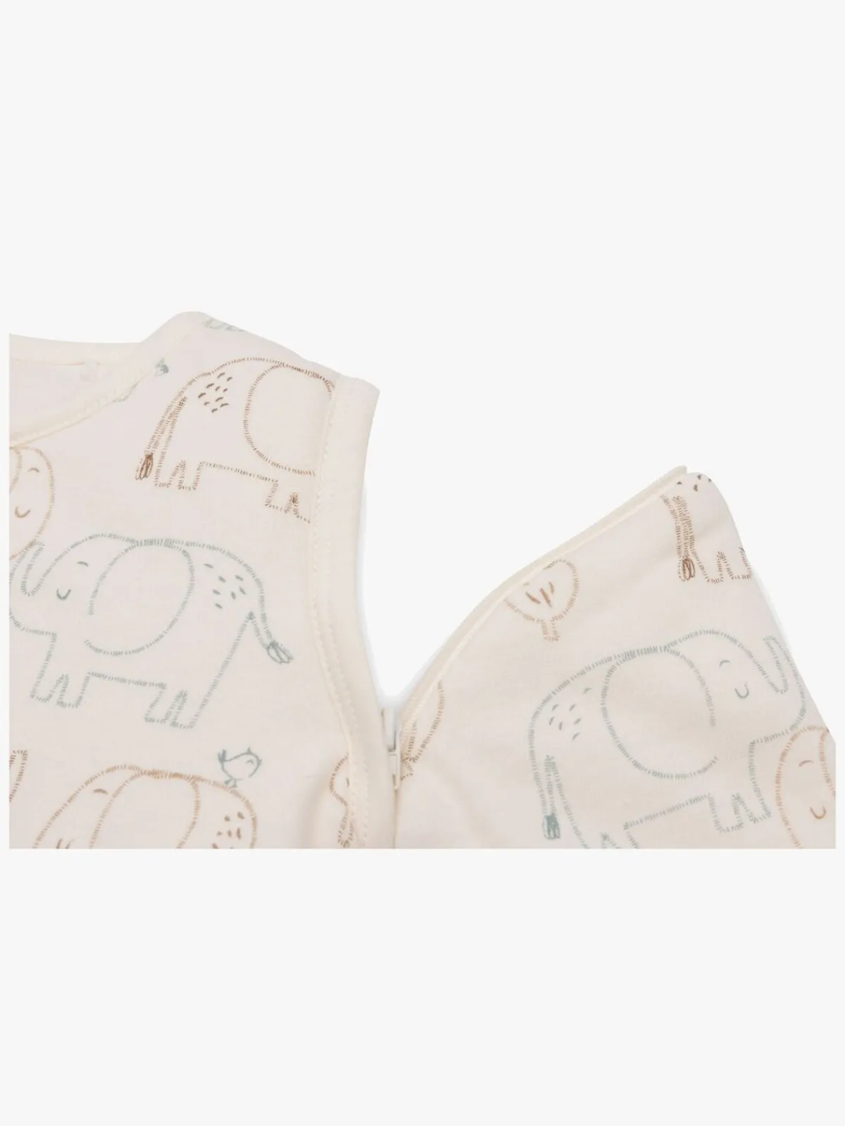 Børn Jollein Børnesenge & Tilbehør>Sovepose med Aftagelig Ærmer 70 cm, Elephant Tales